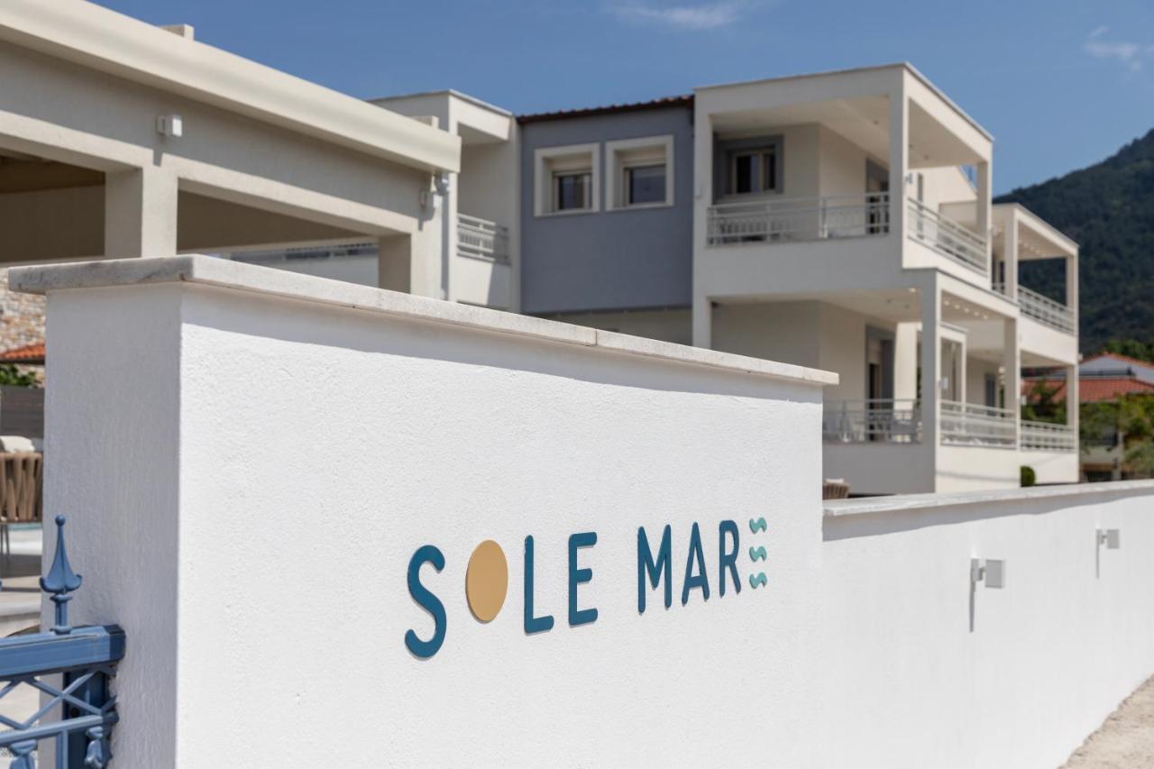 Hotel Sole Mare Chrysi Ammoudia Exterior foto