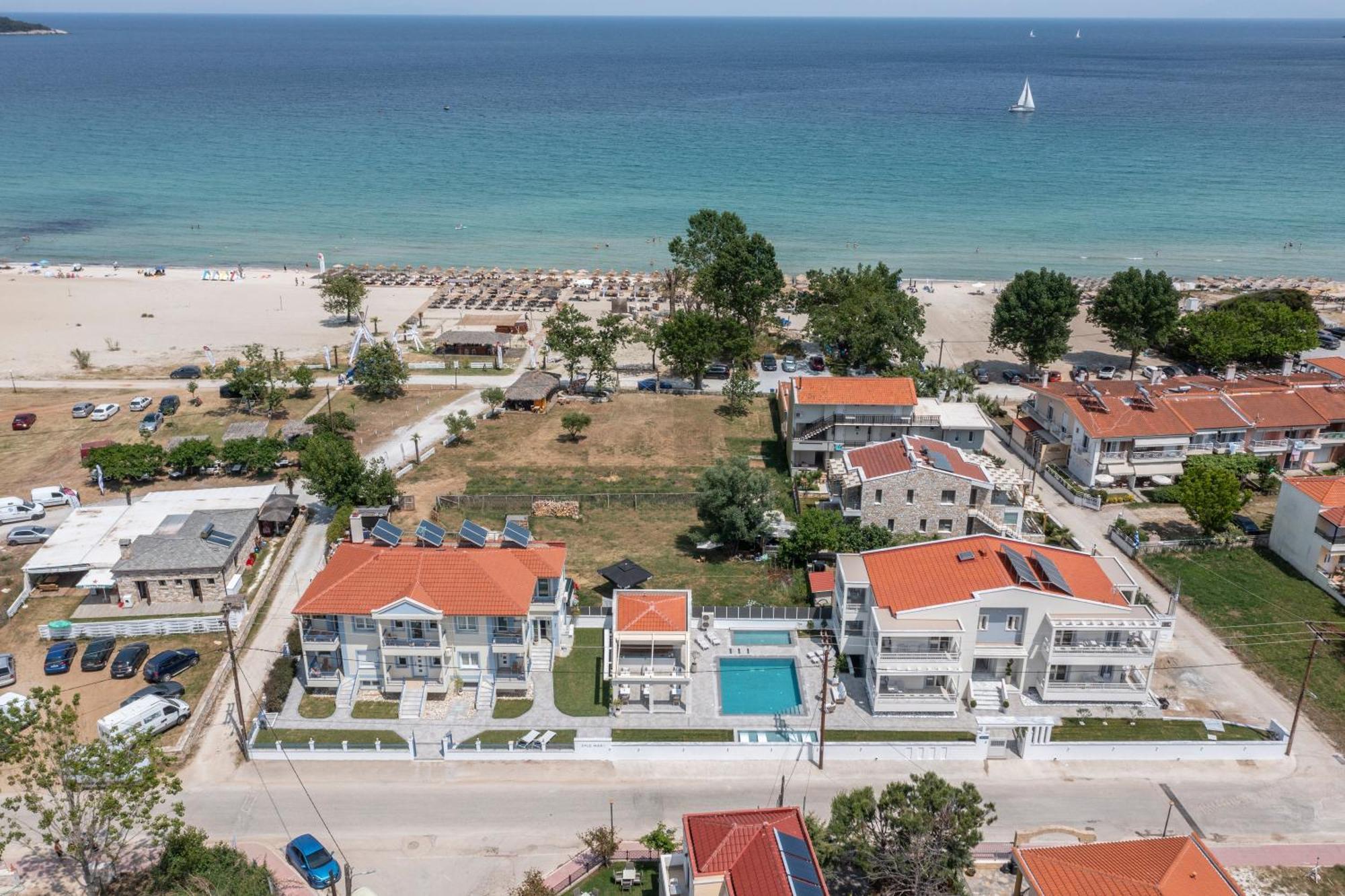 Hotel Sole Mare Chrysi Ammoudia Exterior foto