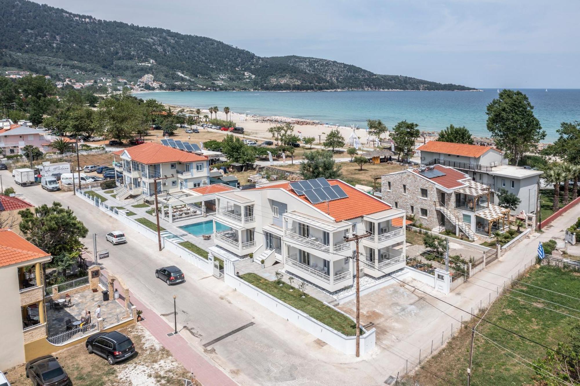 Hotel Sole Mare Chrysi Ammoudia Exterior foto